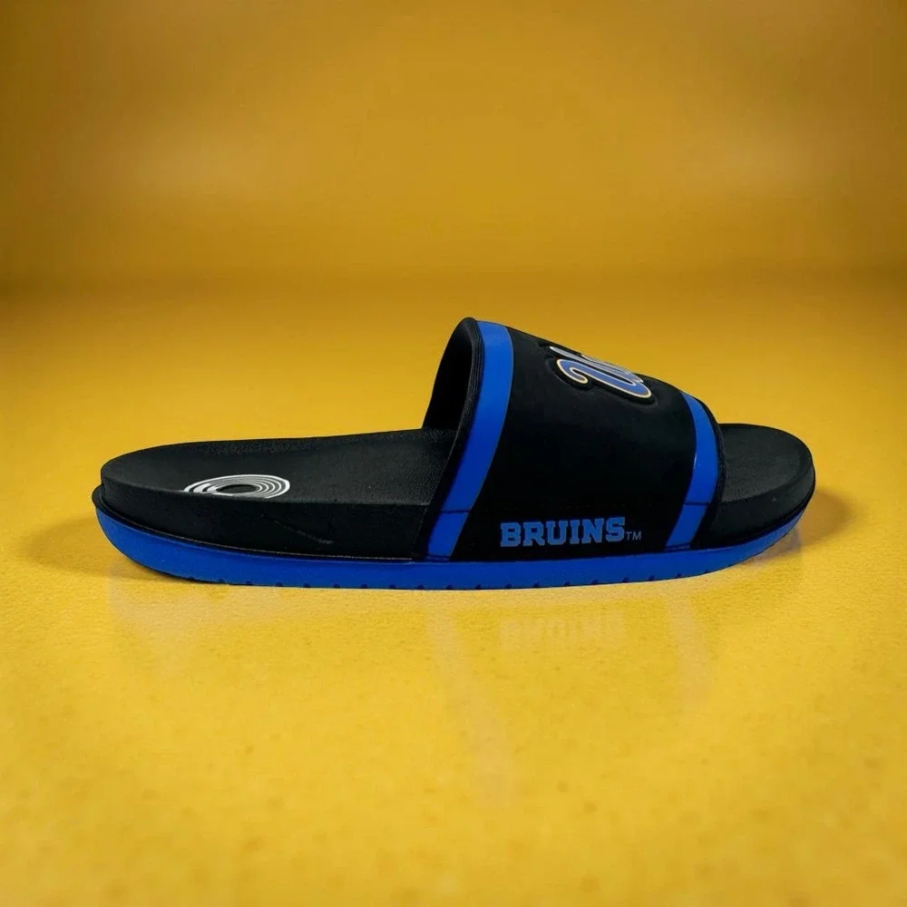 Nike UCLA Bruins Offcourt Slide Sandals Black Blue NCAA Men's Size 7 DX5209-002